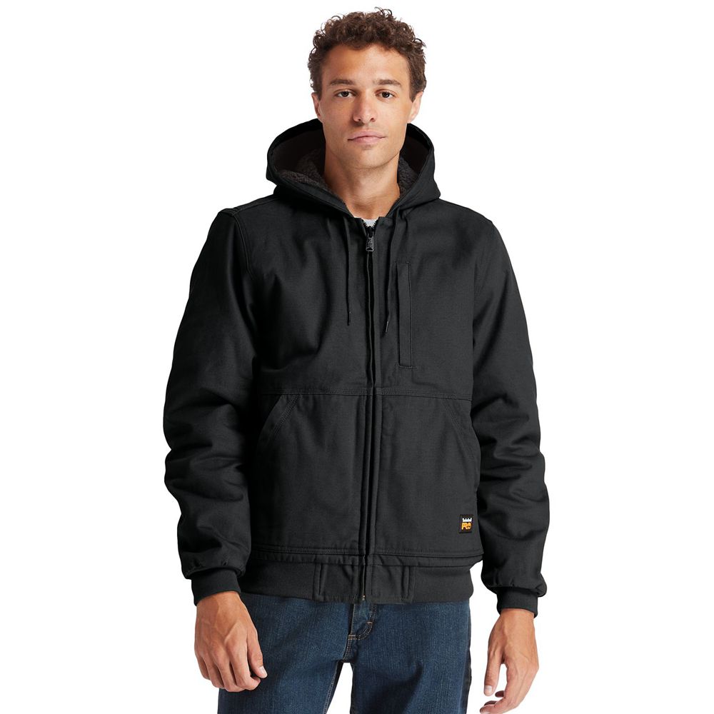 Chaquetas Timberland Hombre Pro® Gritman Lined, Sin Capucha Lona Negras - Chile VAI-924067